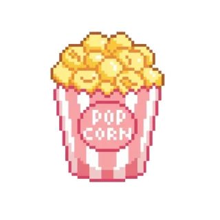 🍿 emoji вкусняшки @stickermily Telegram sticker 6 of 100