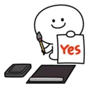 👍 emoji Spoiled Rabbit Smile Person Telegram sticker 21 of 41