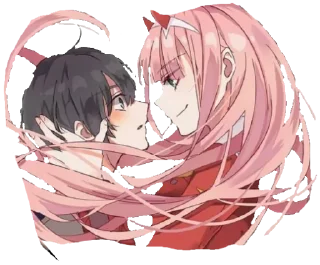 👫 emoji ZeroTwo Telegram sticker 13 of 13