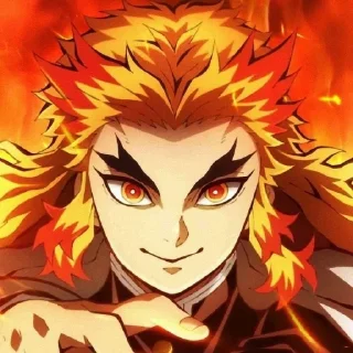 🔪 emoji Rengoku kizuki Telegram sticker 23 of 51