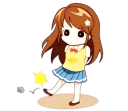🙋 emoji کاری از دنیای استیکر @girlsticker Telegram sticker 19 of 38