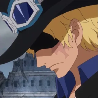 😠 emoji Sabo @StickersofAnime Telegram sticker 17 of 35