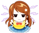 🙋 emoji کاری از دنیای استیکر @girlsticker Telegram sticker 24 of 38