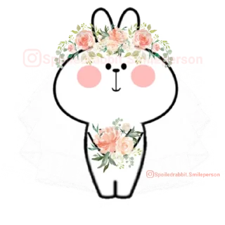 👰 emoji M&S pack_2@SpoiledrabbitSmileperson Telegram sticker 12 of 61