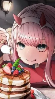 🥞 emoji Jessica Cute Anime Telegram sticker 10 of 120