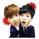 😟 emoji bts kakaotalk by fahyung Telegram sticker 18 of 19