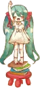 ✋ emoji vocaloid Telegram sticker 16 of 117