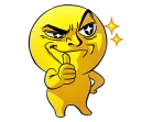 👍 emoji Mr. Emoticon 4-8 Telegram sticker 6 of 120
