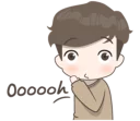 😟 emoji Cute Boy Telegram sticker 20 of 42