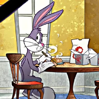 🐇 emoji ♧︎︎︎𖠌ᗷᑌᘜՏ ᗷᑌᑎᑎY𖠌♧︎︎︎ @George_Washington_Bunny Telegram sticker 20 of 80