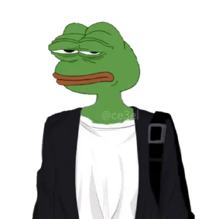 🐸 emoji 𝗣𝗲𝗽𝗲 𝟏𝟕 @pepe_anubis Telegram sticker 16 of 35