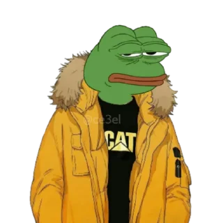 🐸 emoji 𝗣𝗲𝗽𝗲 𝟏𝟕 @pepe_anubis Telegram sticker 22 of 35
