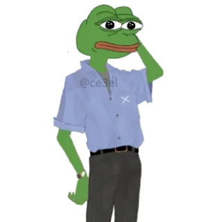🐸 emoji 𝗣𝗲𝗽𝗲 𝟏𝟕 @pepe_anubis Telegram sticker 10 of 35
