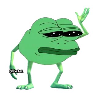 🐸 emoji Pepe _2🐸_ @anubis_tim Telegram sticker 21 of 44