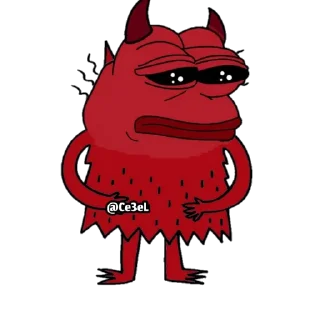 🐸 emoji Pepe _2🐸_ @anubis_tim Telegram sticker 23 of 44