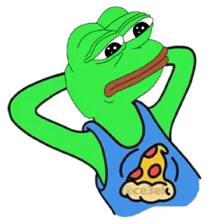 🐸 emoji 𝗣𝗲𝗽𝗲 𝟏𝟗 @pepe_anubis @anubis_tim Telegram sticker 7 of 50