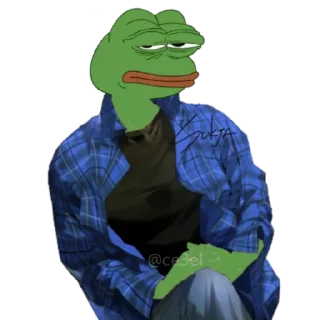 🐸 emoji 𝗣𝗲𝗽𝗲 𝟏𝟕 @pepe_anubis Telegram sticker 18 of 35