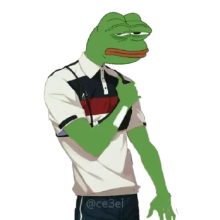 🐸 emoji 𝗣𝗲𝗽𝗲 𝟏𝟕 @pepe_anubis Telegram sticker 24 of 35