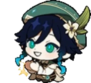 👏 emoji Genshin reacts @carlysticker Telegram sticker 7 of 54