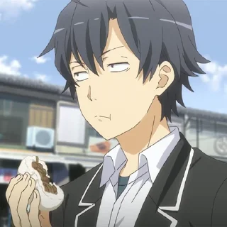 🎲 emoji ☕️Hikigaya, Hachiman☕️ @xxTokyo_Art Telegram sticker 14 of 70