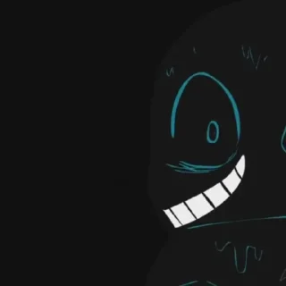 ⚫️ emoji • Nightmare Sans • by : @Undertale_Stickers Telegram sticker 21 of 42