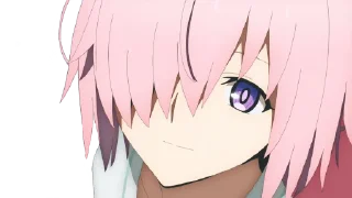 ☺️ emoji Fate/GO 🛡 Mash Kyrielight Telegram sticker 22 of 67