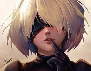 ☺️ emoji 2B by @Nihilistic Telegram sticker 23 of 37