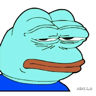 🙄 emoji PEPE 4.0 Telegram sticker 9 of 21