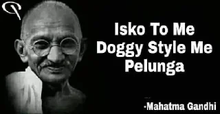 💀 emoji Once upon a time Gandhi said Telegram sticker 5 of 39