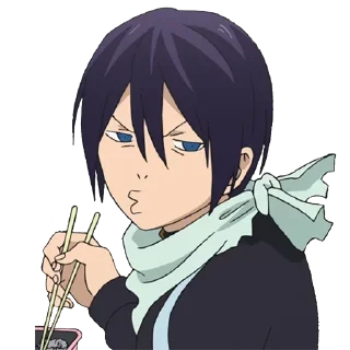 😗 emoji Noragami @mranimetv Telegram sticker 11 of 95