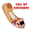 🤑 emoji Krueger calls Telegram sticker 9 of 15