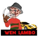 🔥 emoji Krueger calls Telegram sticker 5 of 15