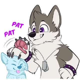 🐶 emoji Toony Faust (crazyhusky) Telegram sticker 18 of 96
