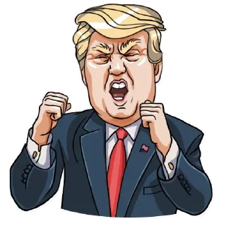 😖 emoji Trump @English_World_Chatting Telegram sticker 10 of 36