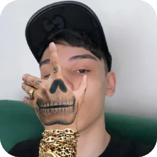 👍 emoji Philip Plein Telegram sticker 9 of 15