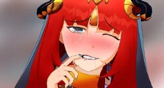 🥵 emoji Genshin Random Moment Telegram sticker 19 of 69