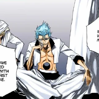 🙂 emoji Grimmjow By @Headless_Reap3r Telegram sticker 5 of 30