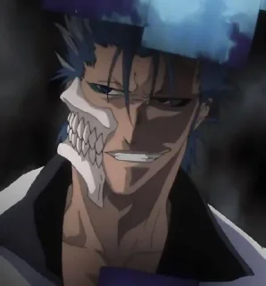 😏 emoji Grimmjow By @Headless_Reap3r Telegram sticker 18 of 30