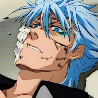 😕 emoji Grimmjow By @Headless_Reap3r Telegram sticker 15 of 30