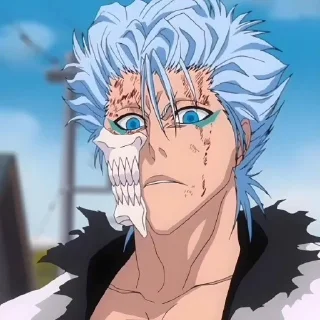 😯 emoji Grimmjow By @Headless_Reap3r Telegram sticker 22 of 30
