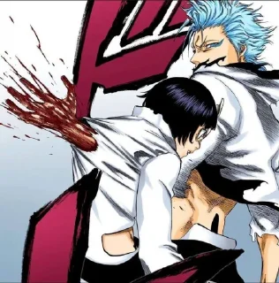👊 emoji Grimmjow By @Headless_Reap3r Telegram sticker 12 of 30