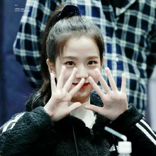 👋 emoji ¥^ Jisoo ^¥ [ @blackpink_stickerr4 ] Telegram sticker 14 of 60