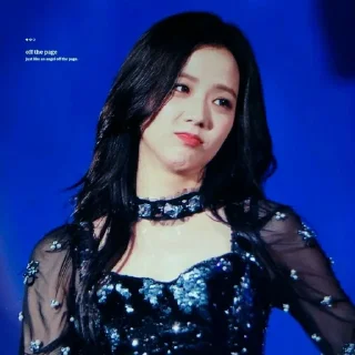 ☹️ emoji ¥^ Jisoo ^¥ [ @blackpink_stickerr4 ] Telegram sticker 20 of 60