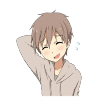 😅 emoji Chillin cute boys @R666d1 Telegram sticker 15 of 41