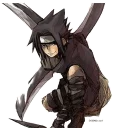 😏 emoji Uchiha Sasuke Telegram sticker 6 of 11