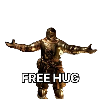 🫂 emoji Dark souls Telegram sticker 9 of 49