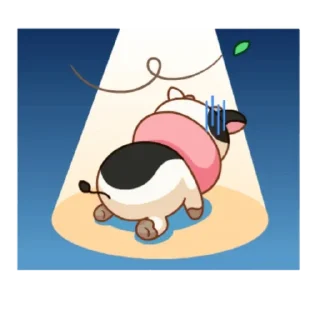🙃 emoji Momo Cow vol Telegram sticker 20 of 41