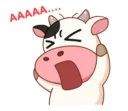 😫 emoji Momo Cow vol 2 Telegram sticker 3 of 40