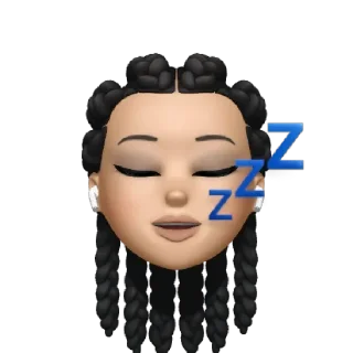 😴 emoji C🩶 Telegram sticker 7 of 51
