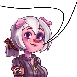 👹 emoji боевая свинья Telegram sticker 7 of 7